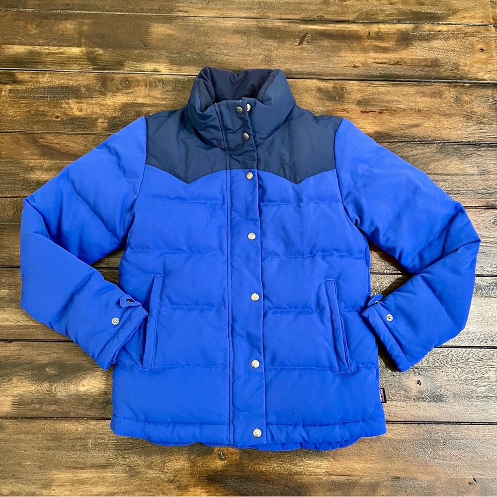 Patagonia Mushroom Print Bivy Down Puffer Jacket RARE - Picture 4 of 6